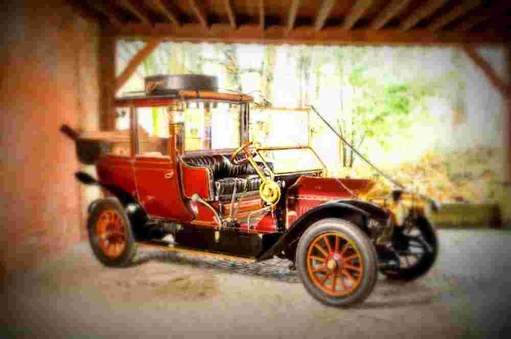 1910 Minerva Model S 26HP Open Drive Landaulette A4 Photo Print