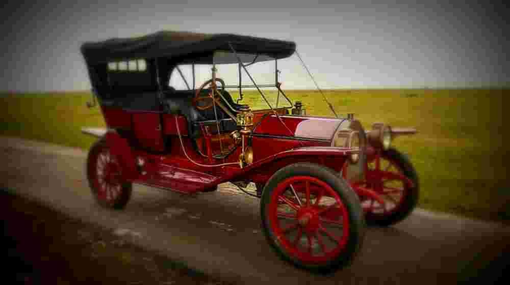 1910 Parry Model 40 Touring A4 Photo Print