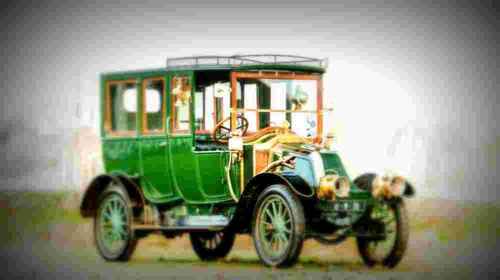 1910 Renault 35CV Type AIB Open Drive Limousine A4 Photo Print