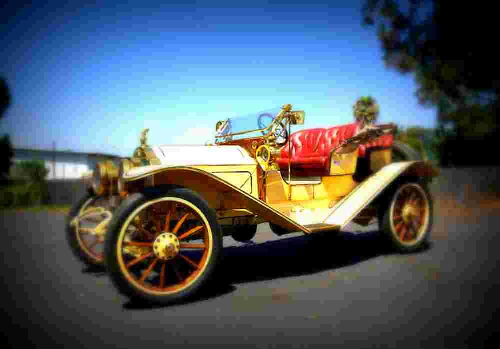 1910 Studebaker Garford G7 Runabout A4 Photo Print