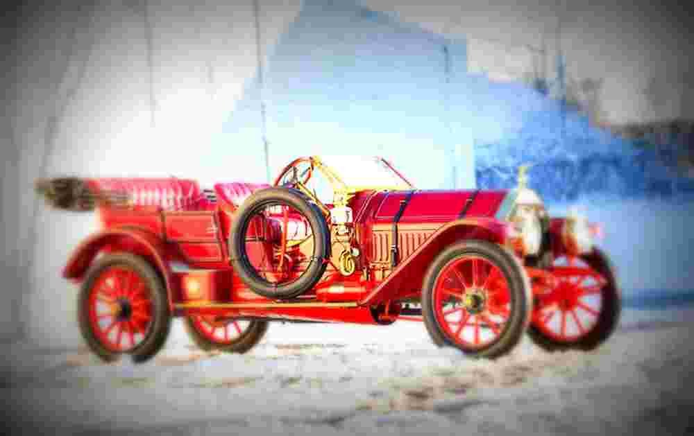 1910 Thomas Flyer Model K 6 70 Flyabout A4 Photo Print