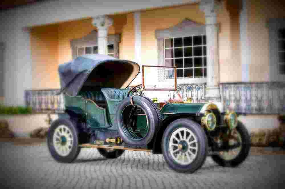 1911 Benz 45 60HP Toy Tonneau J E  Demar A4 Photo Print