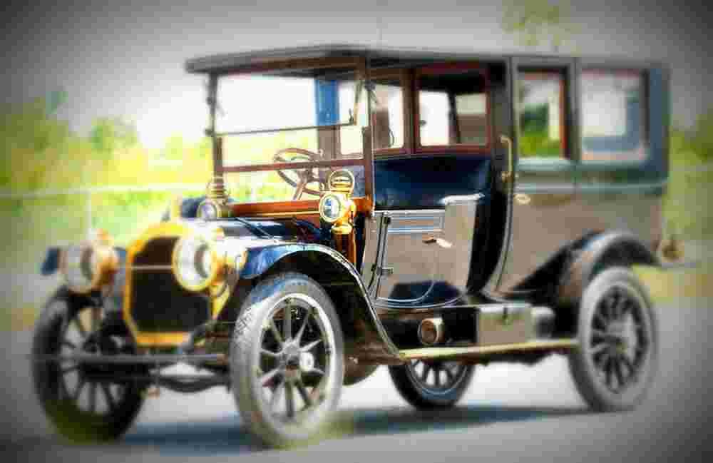 1911 Packard Model 30 Limousine A4 Photo Print