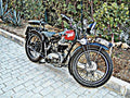 1911 Peugeot P111 motorbike A4 Photo Print