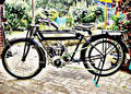 1911 humber motorbike A4 Photo Print