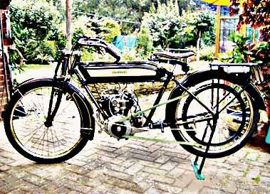 1911 humber motorbike A4 Photo Print