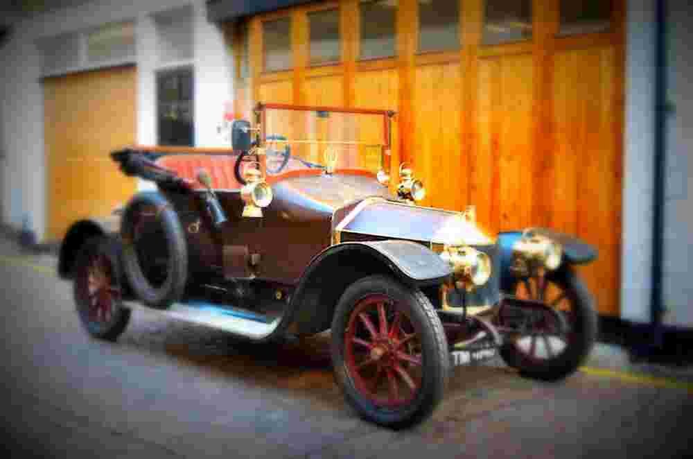 1912 Metallurgique 12HP Cabriolet Vanden Plas A4 Photo Print