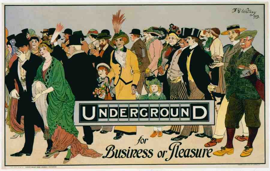 1913 Business London Advert A4 Photo Print