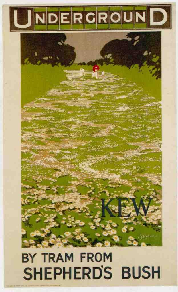 1913 Kew London Vintage Advert A4 Photo Print
