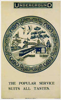 1913 Populae Service London Advert A4 Photo Print
