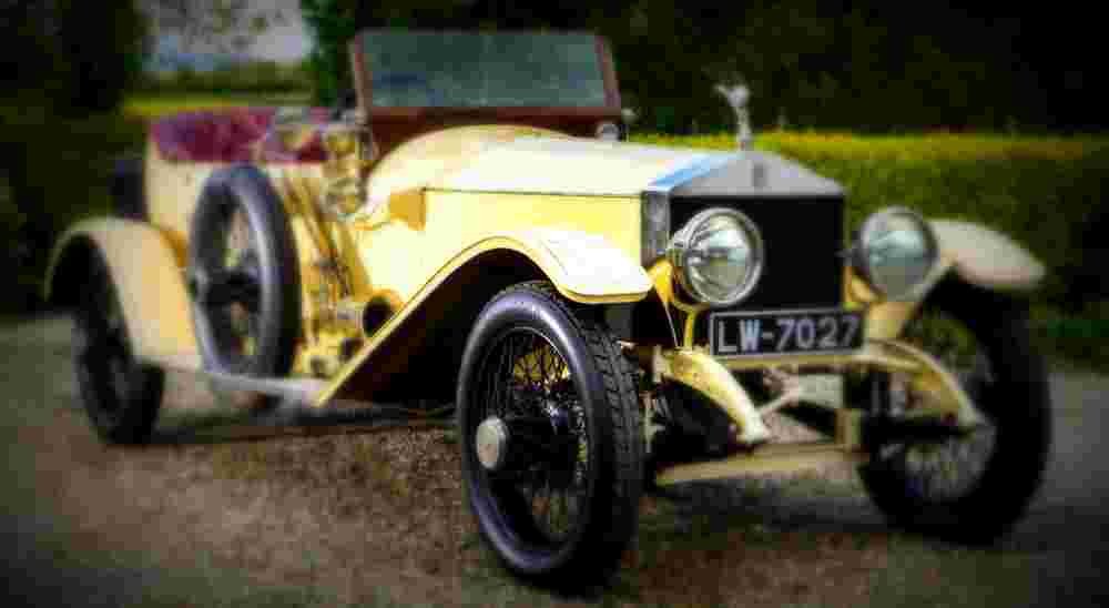 1913 Rolls Royce 45 50hp Silver Ghost London to Edinburgh Tourer A4 Photo Print