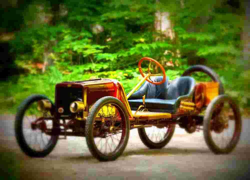 1913 Spacke Cyclecar Prototype A4 Photo Print