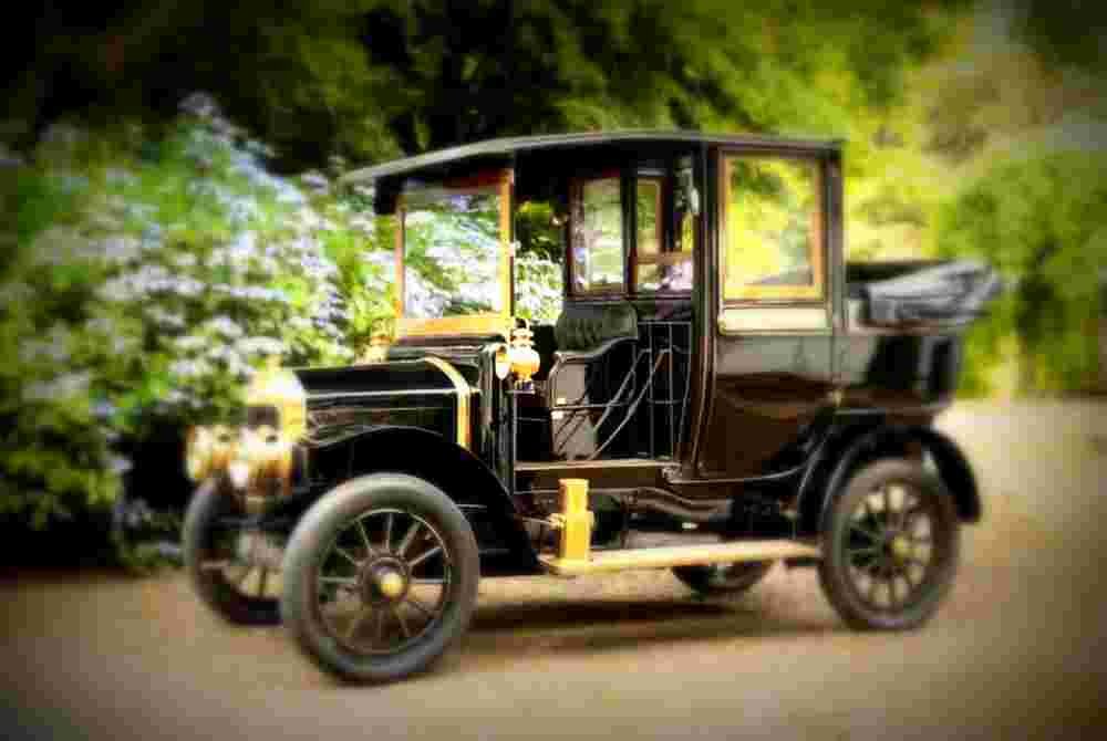 1913 Unic Type C9 Landaulette Taxicab A4 Photo Print