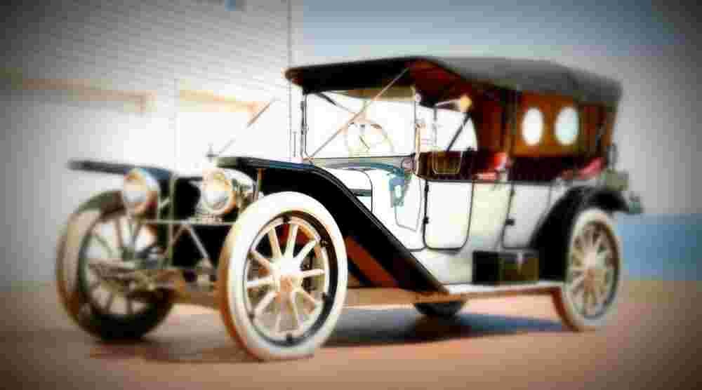 1914 American Underslung Model 644 Four Passenger Touring A4 Photo Print