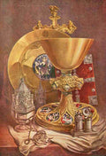 1914 Examples of Ecclesiastical Metal Work A4 Photo Print