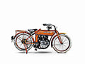 1914 Flying Merkel 998cc motorbike A4 Photo Print