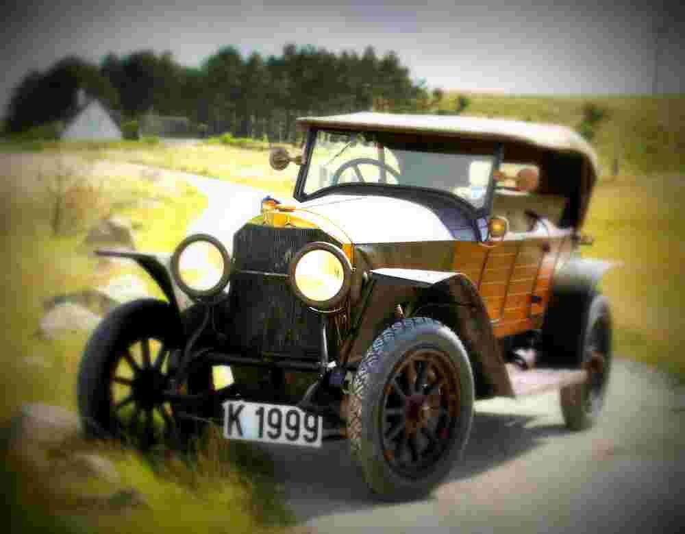 1914 Mercedes 2895 Phaeton A4 Photo Print