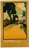 1914 Open Road London Advert A4 Photo Print