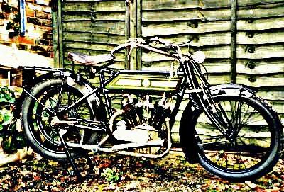 1914 Rex motorbike A4 Photo Print