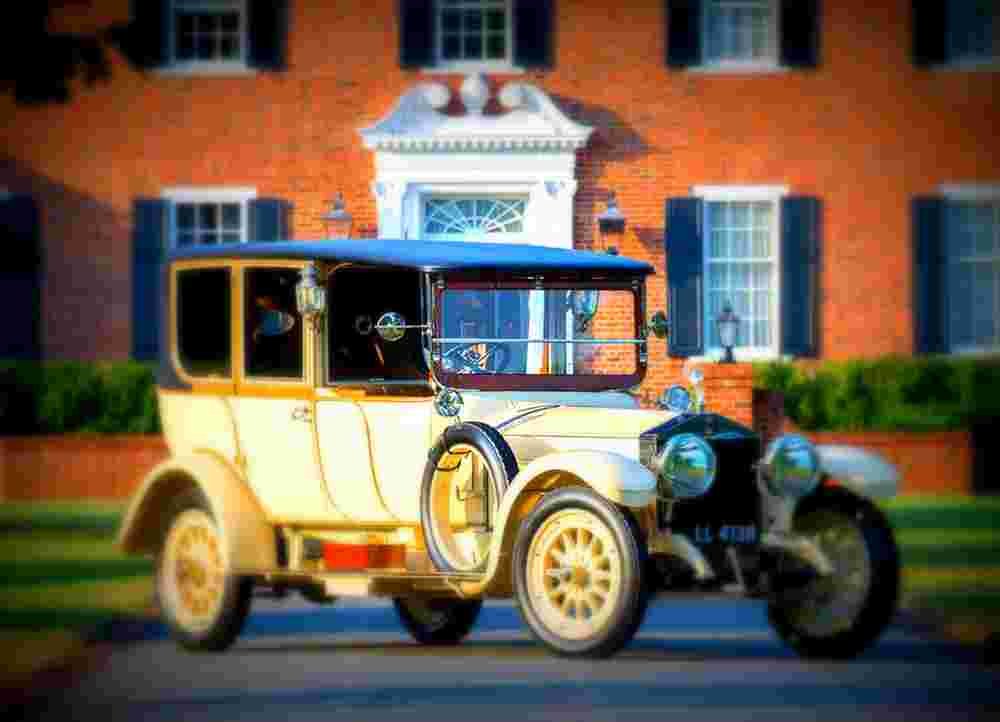 1914 Rolls Royce 4050HP Silver Ghost Landaulette Barker A4 Photo Print