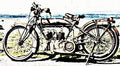 1915 5Hp Jap motorbike A4 Photo Print