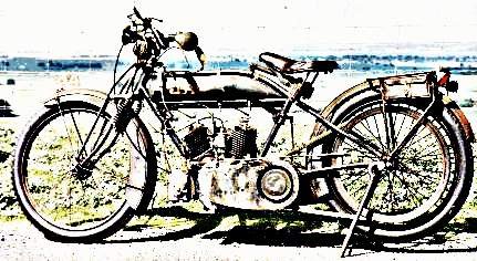 1915 5Hp Jap motorbike A4 Photo Print