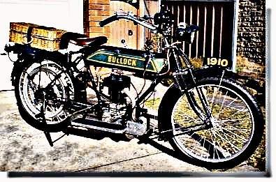 1915 Bullock Precision motorbike A4 Photo Print