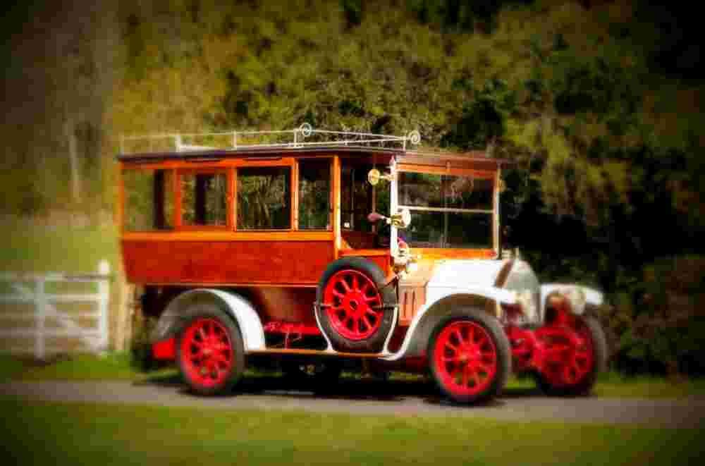 1915 Fiat Tipo 2B Station Bus A4 Photo Print