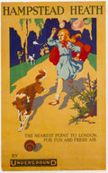1915 Hampstead Heath London Advert A4 Photo Print