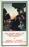 1915 Invading London Advert A4 Photo Print