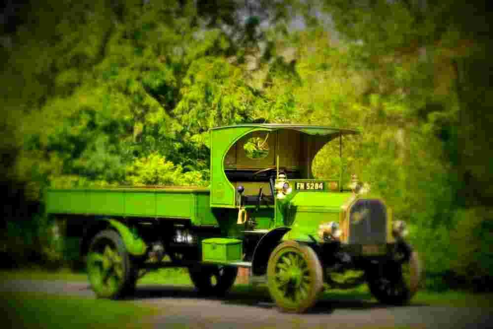 1915 Peerless TC4 4 Ton Open Back Truck A4 Photo Print