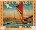 1915 Southend London Advert A4 Photo Print