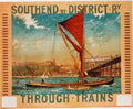 1915 Southend London Vintage Advert A4 Photo Print