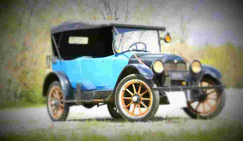 1916 Elgin Six Touring A4 Photo Print
