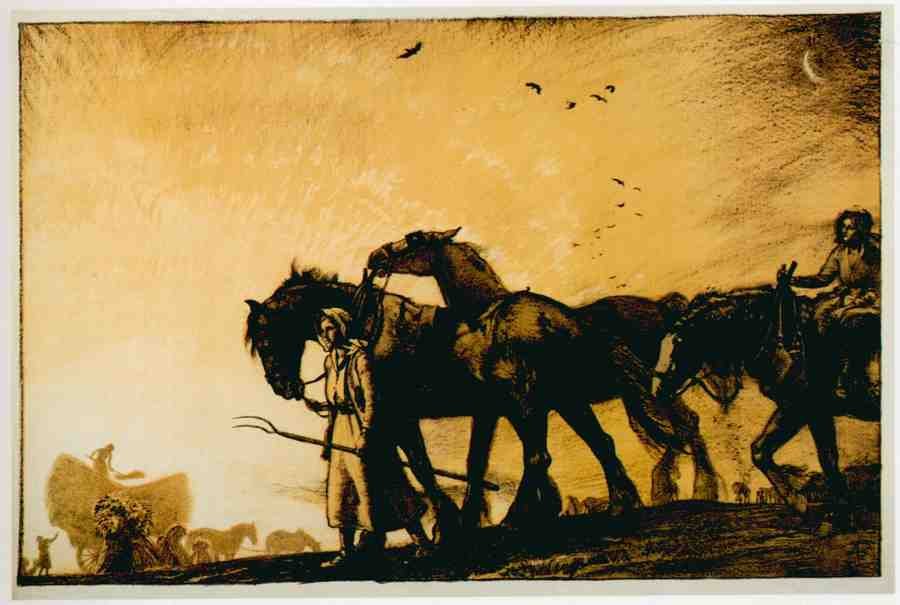 1916 Harvest London Advert A4 Photo Print