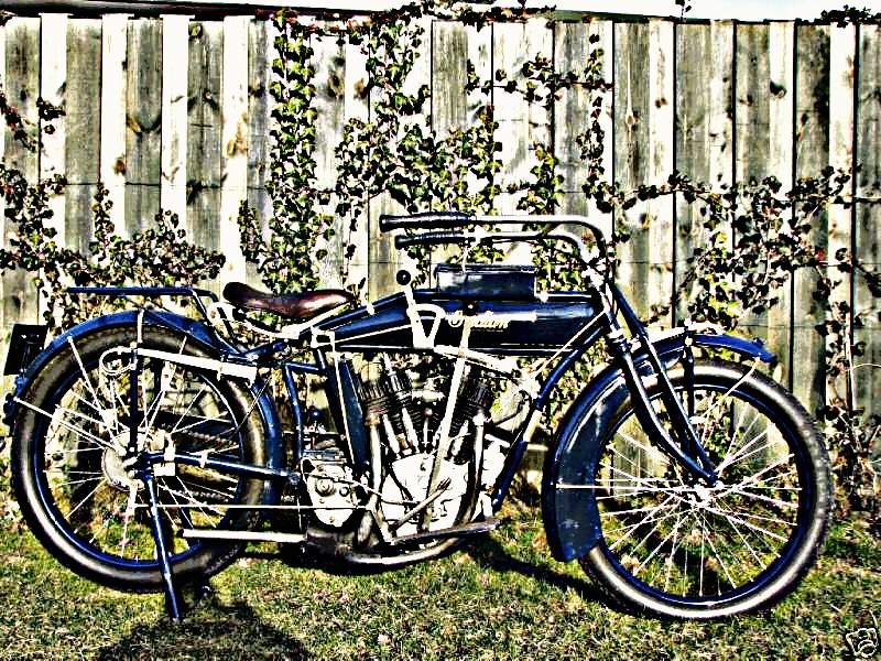 1916 Indian Power Plus motorbike A4 Photo Print