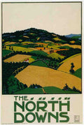 1916 North Downs London Advert A4 Photo Print