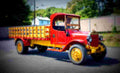1917 Mack AB C Cab Stake Bed A4 Photo Print