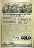 1917 Oxo Battle Front Soldiers Navy Ww1 Vintage Advert A4 Photo Print