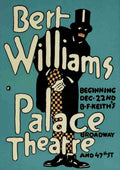1918 Bert Williams Palace Theatre A4 Photo Print