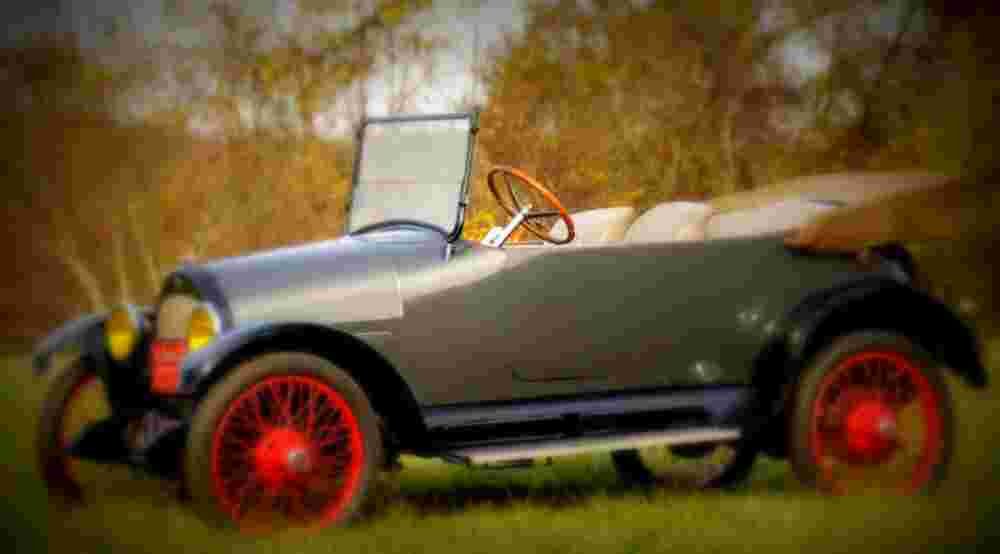 1919 Overland Model 30 Sport Touring A4 Photo Print