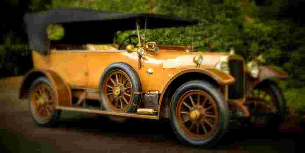 1919 Sunbeam 16HP Tourer A4 Photo Print