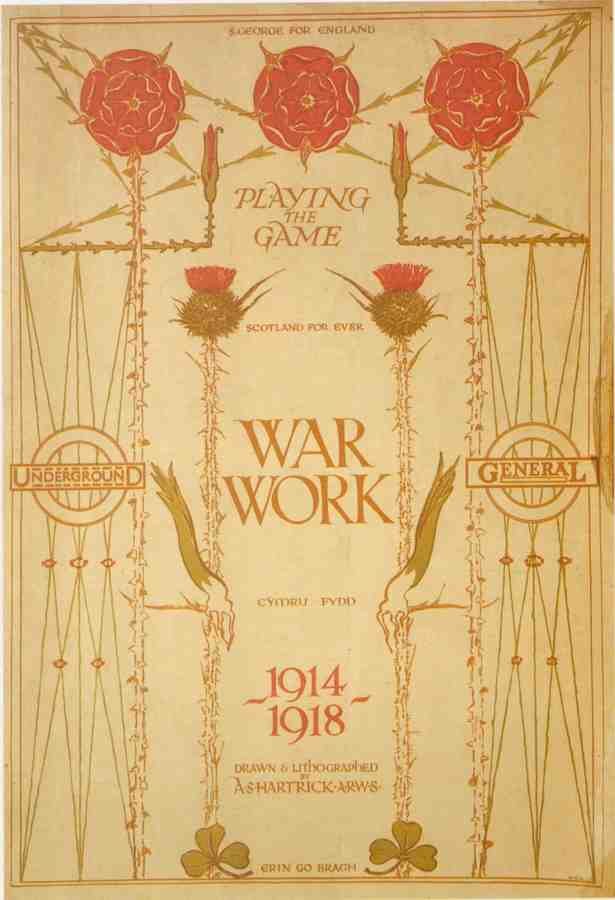 1919 War Work London Advert A4 Photo Print