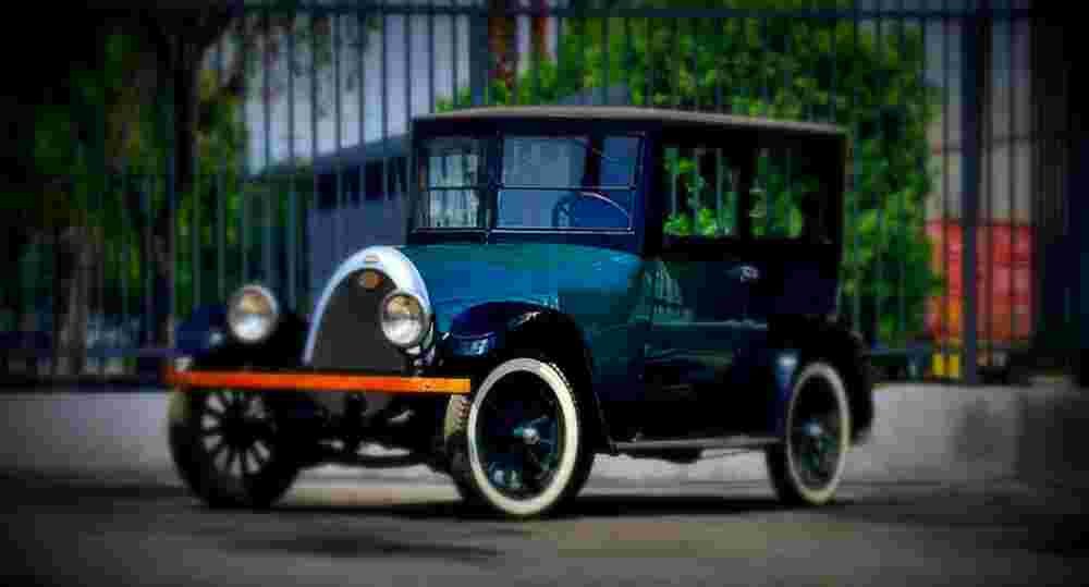 1920 Franklin 9 B Sedan A4 Photo Print
