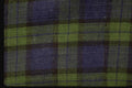 192022 Blue, Green And Black Tartan A4 Photo Print