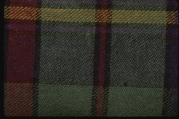 192023 Large Red, Yellow And Black Tartan A4 Photo Print