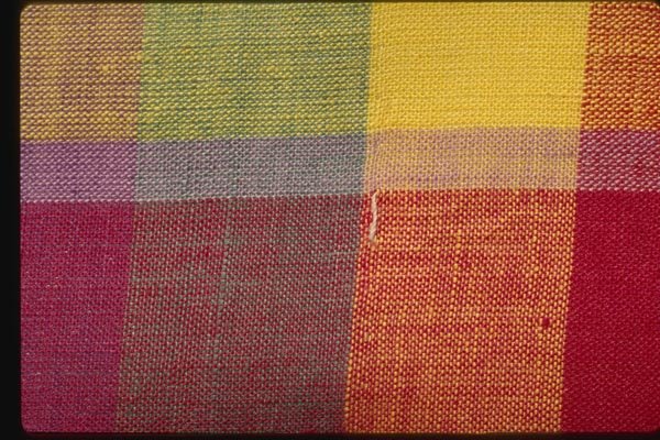 192024 Red And Yellow Madras Plaid A4 Photo Print
