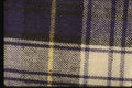 192030 Detailed View Of Black, Yellow And White Tartan A4 Photo Print