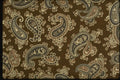 192042 Paisley On Black A4 Photo Print