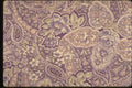 192046 Large Lilac, Yellow And White Paisley A4 Photo Print